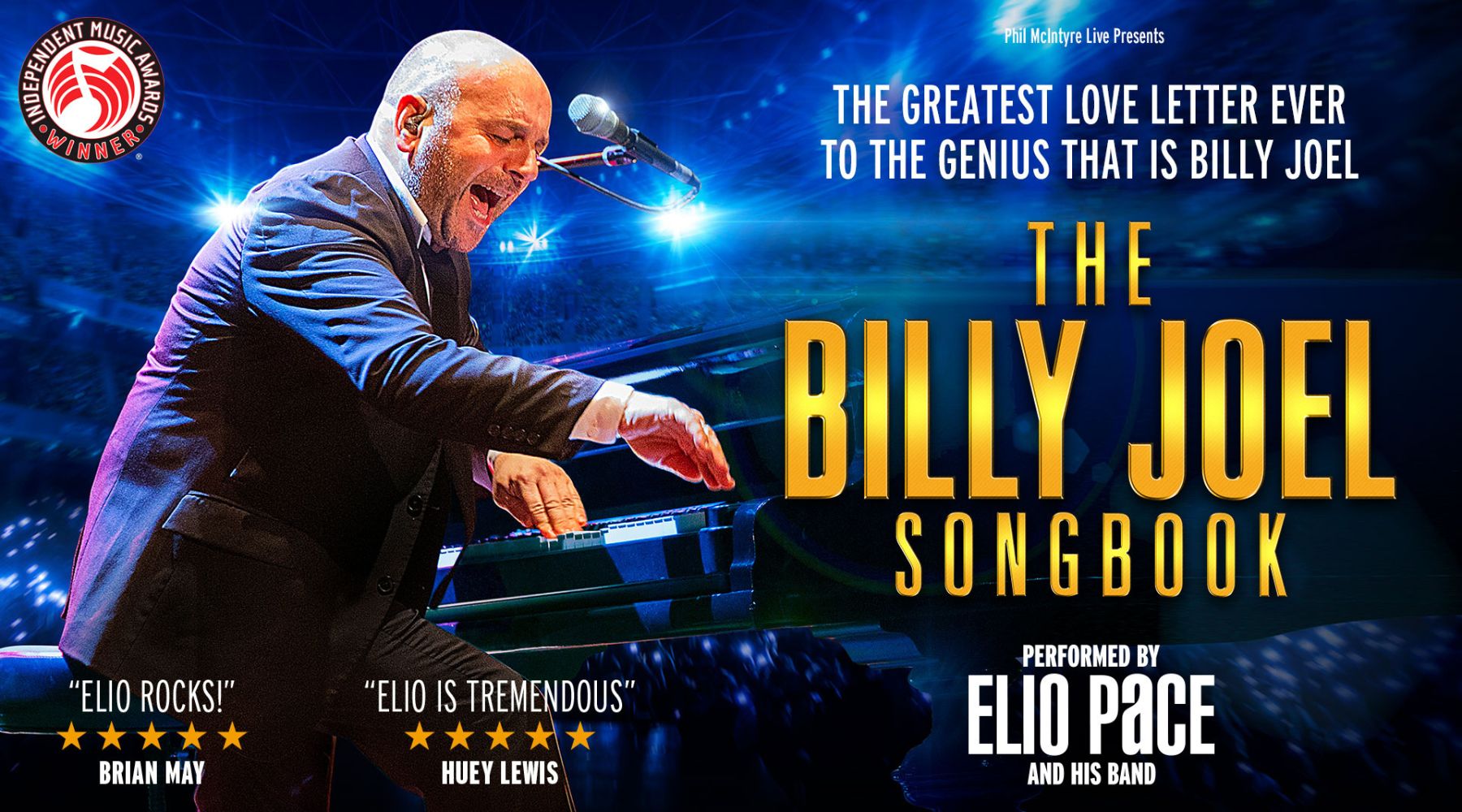 The Billy Joel Songbook Sheffield City Hall Tuesday 26th March 2024